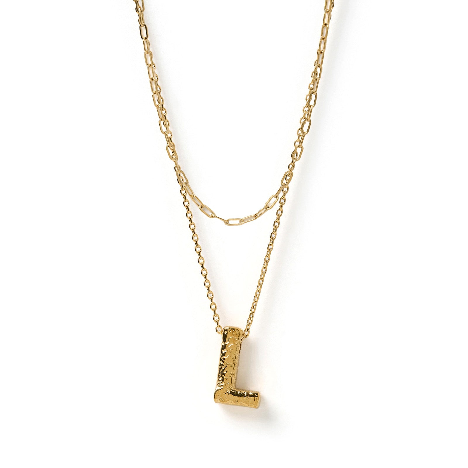 Statement Letter Necklace Stack 13