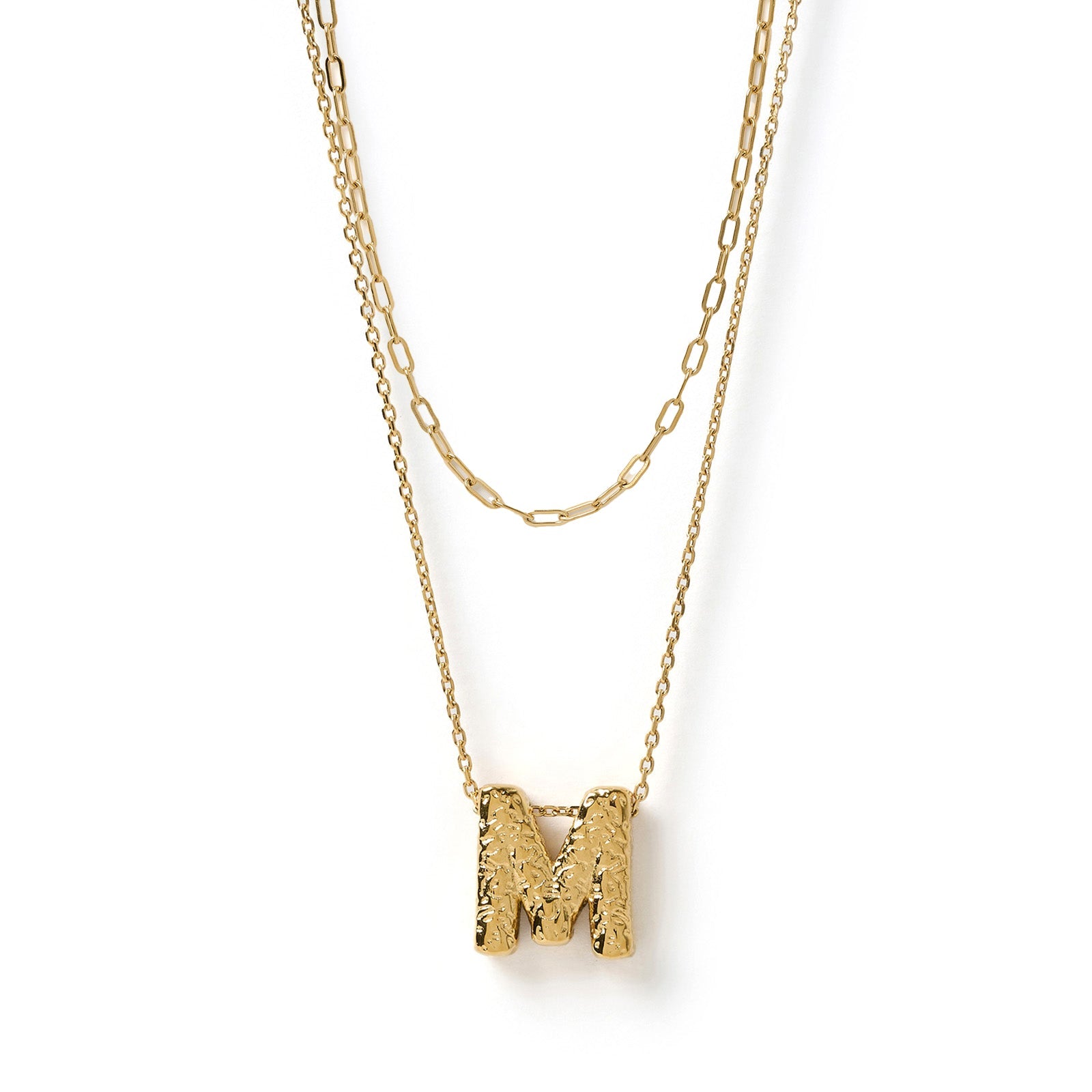 Statement Letter Necklace Stack 14