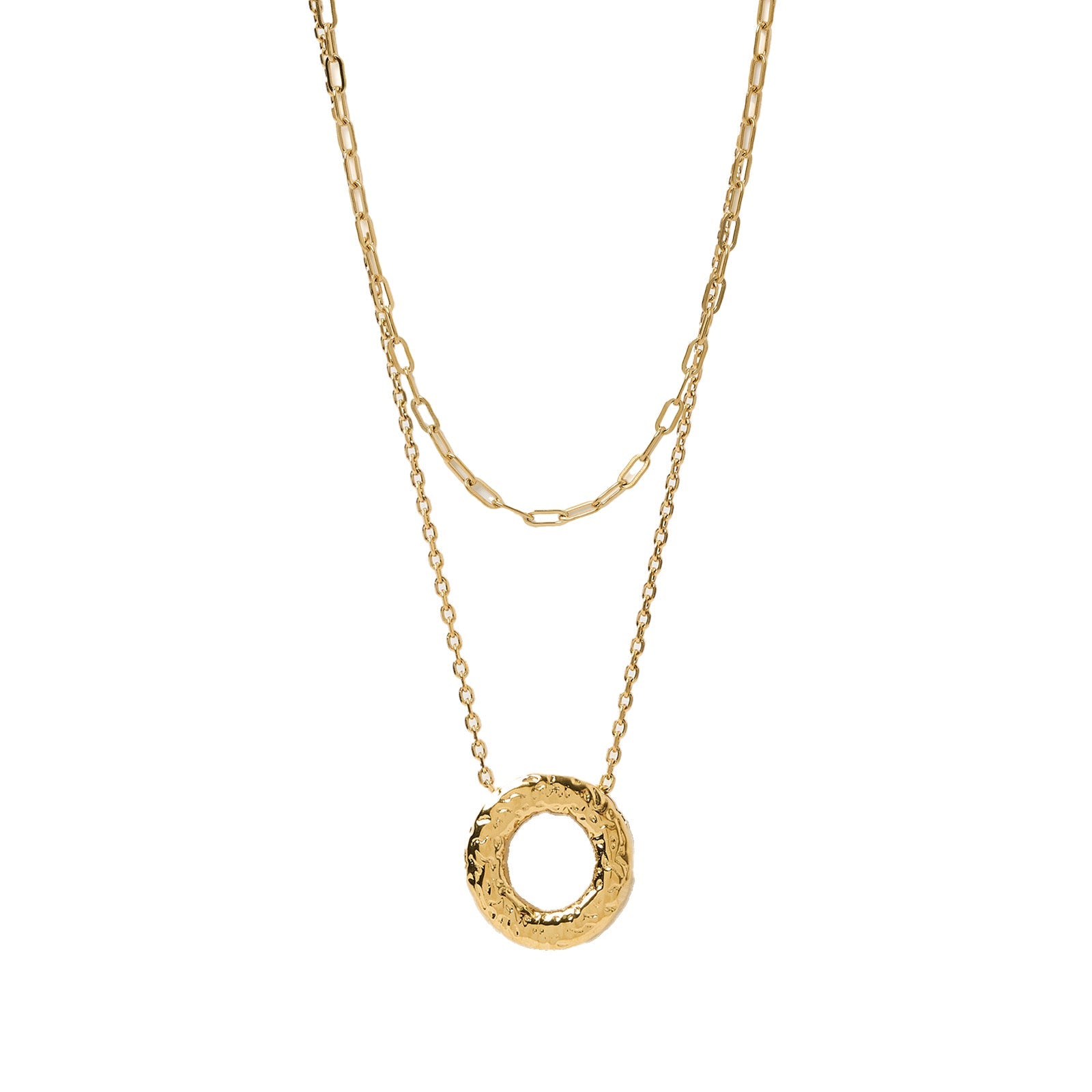 Statement Letter Necklace Stack 16