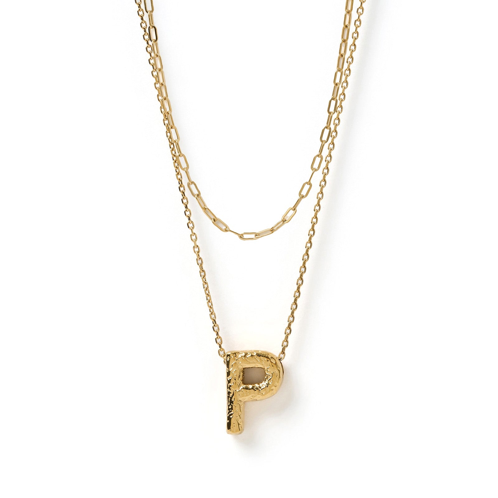 Statement Letter Necklace Stack 17