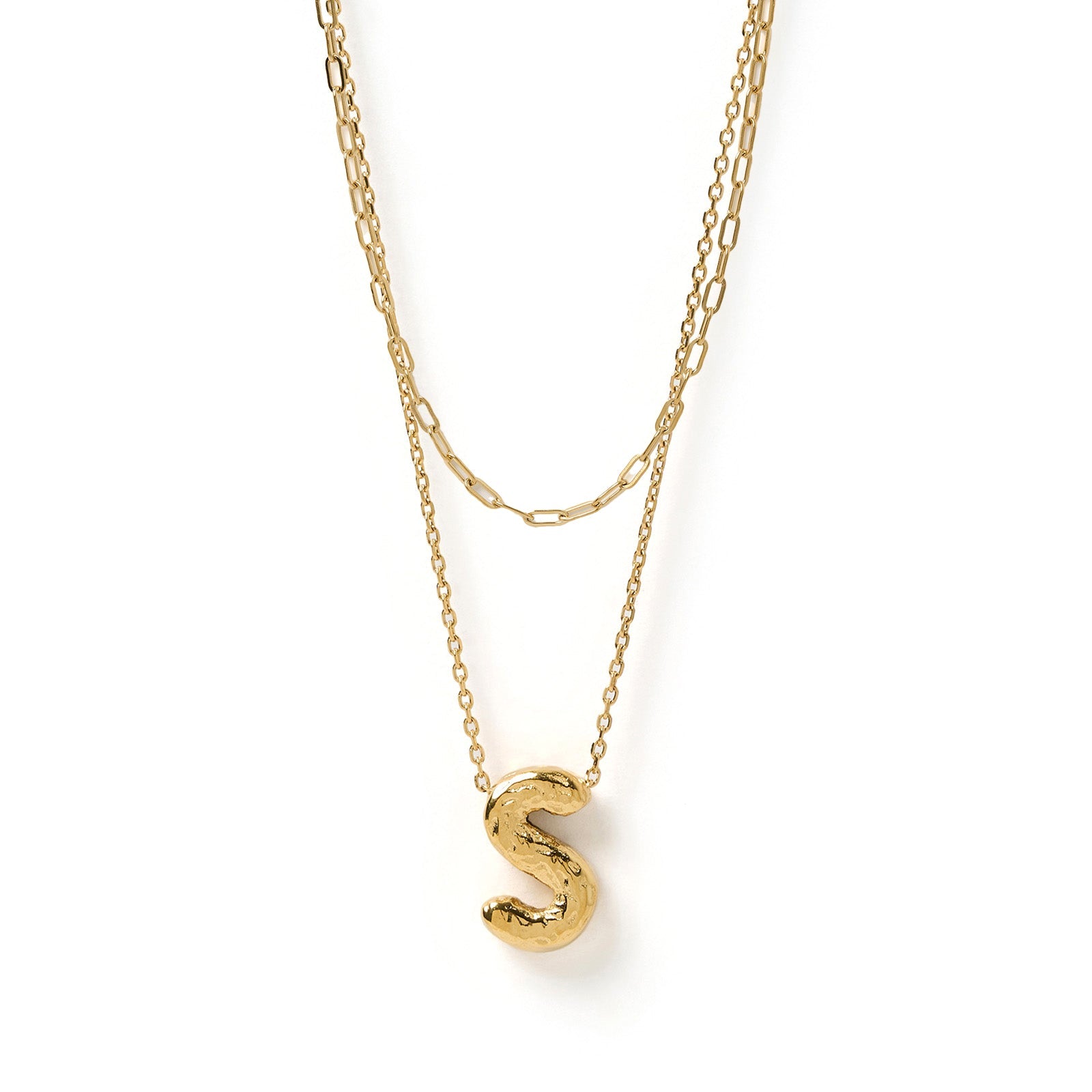 Statement Letter Necklace Stack 20