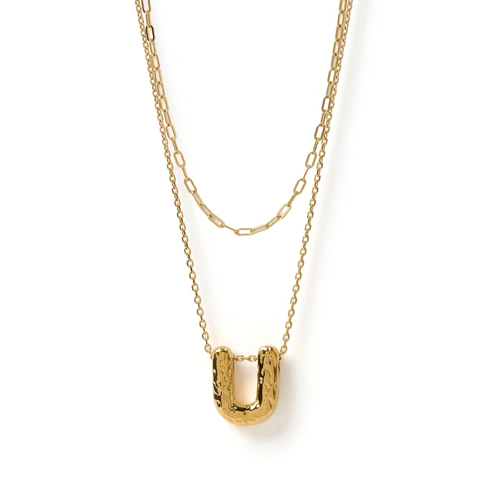Statement Letter Necklace Stack 22