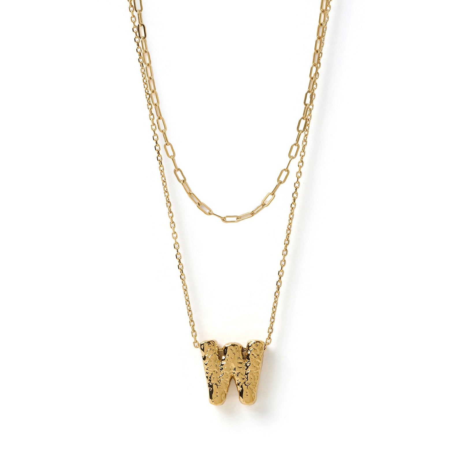 Statement Letter Necklace Stack 24