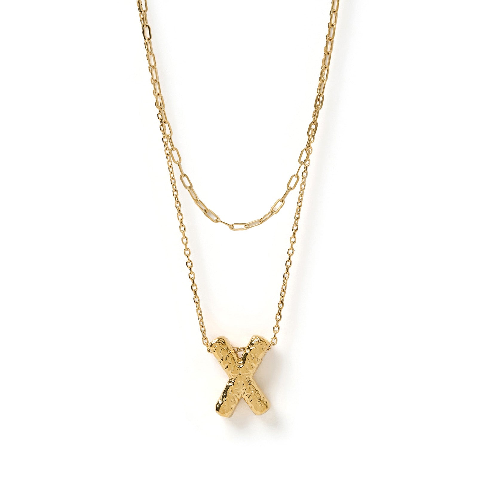 Statement Letter Necklace Stack 25