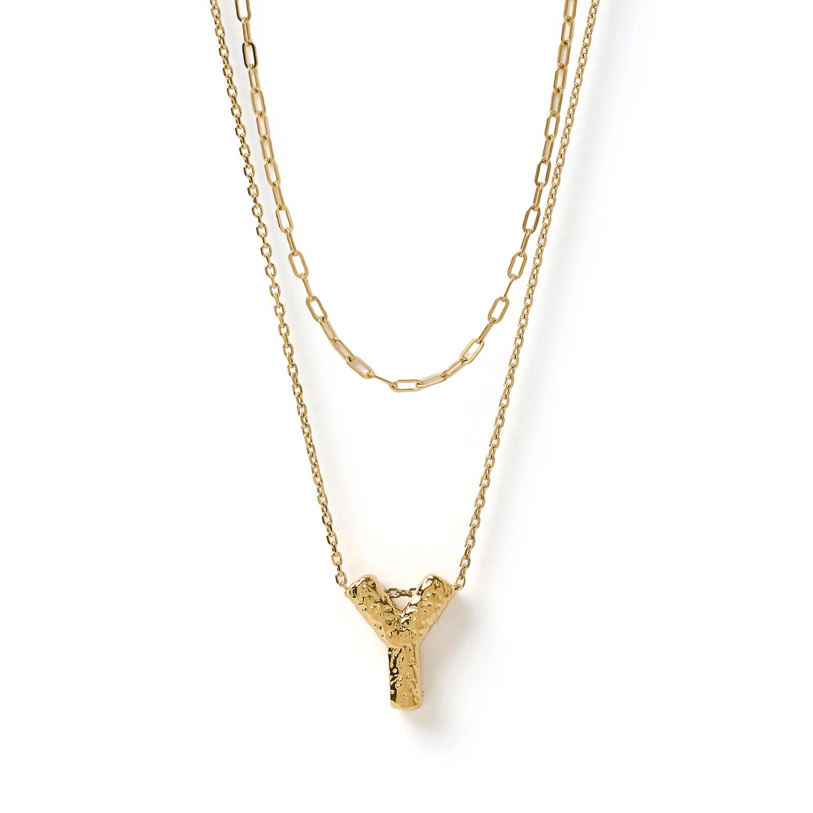 Statement Letter Necklace Stack 26