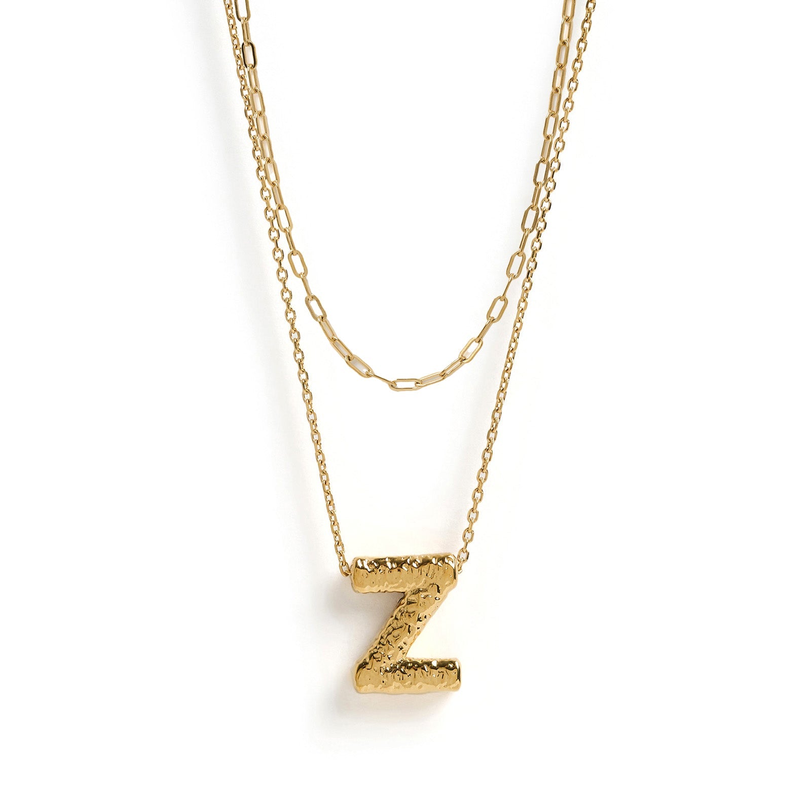 Statement Letter Necklace Stack 27