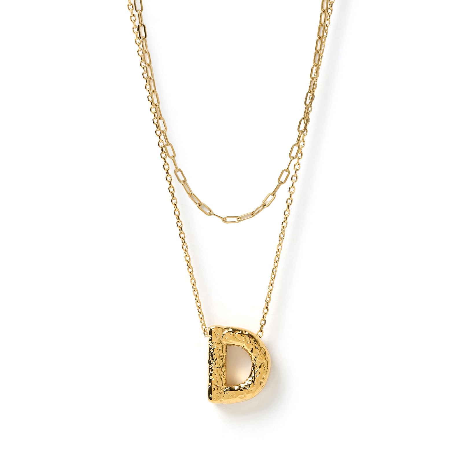 Statement Letter Necklace Stack 5