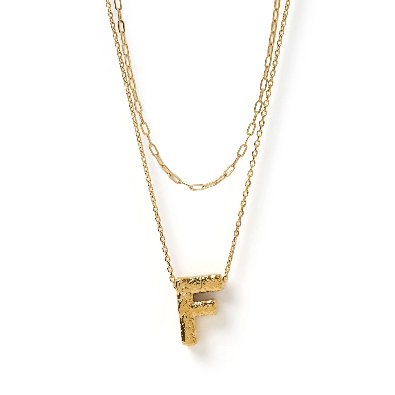 Statement Letter Necklace Stack 7