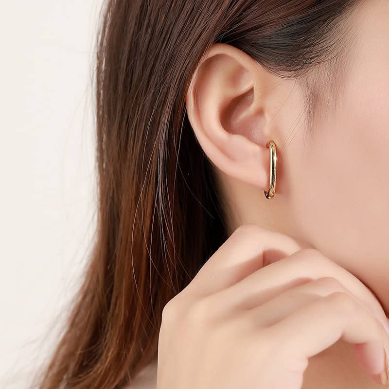 Sterling Silver Women's Retro Earrings