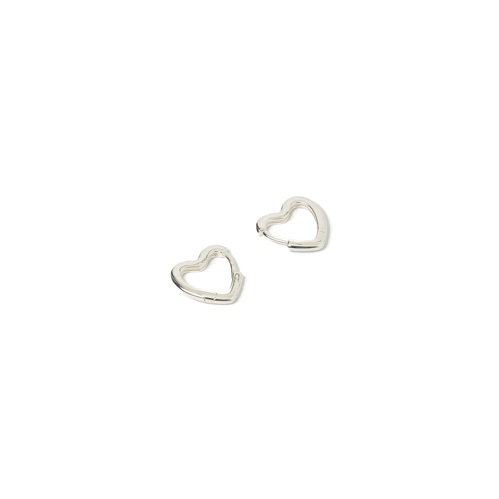 Sweetheart Silver Earrings - Small 2