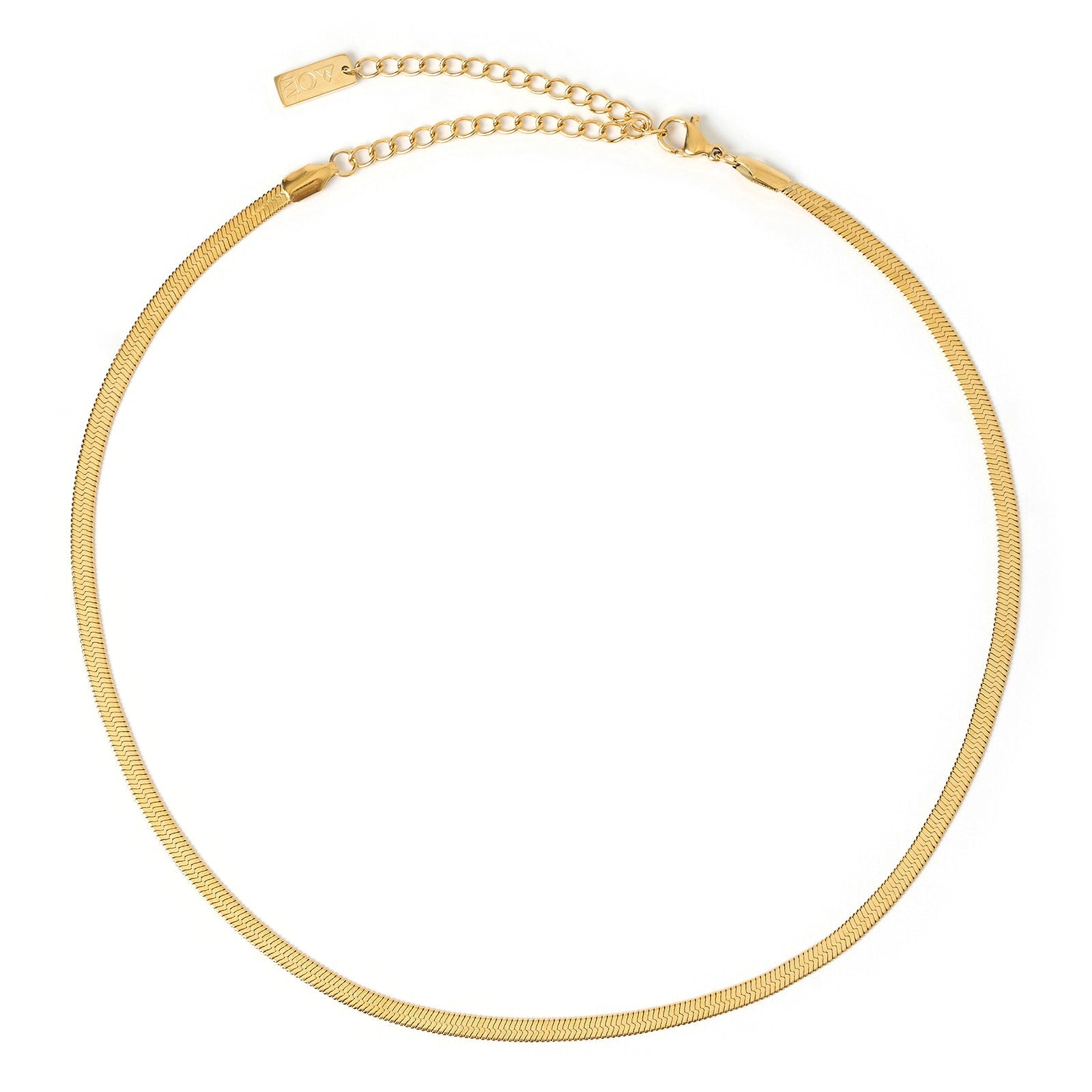 Sylvia Gold Snake Chain Necklace 7