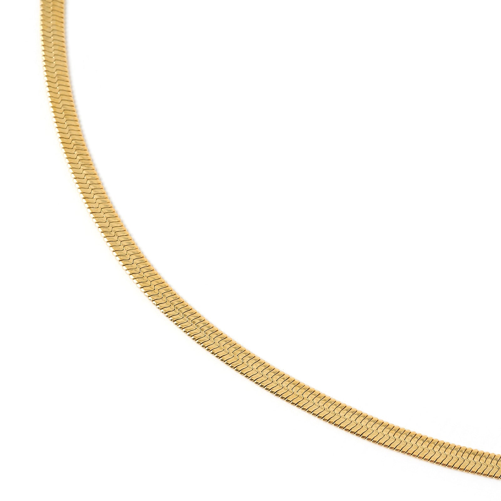 Sylvia Gold Snake Chain Necklace 8