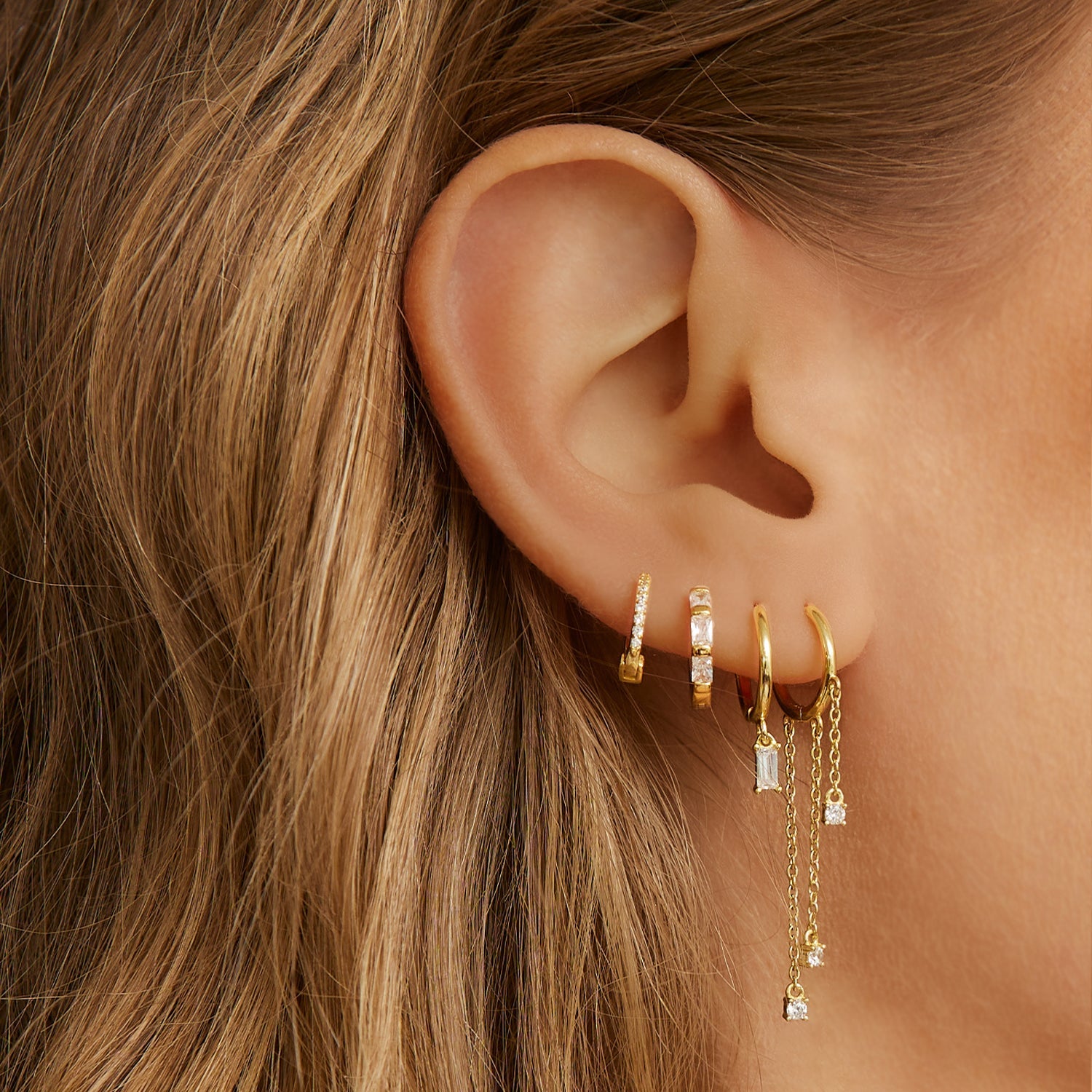 Tabitha Huggie Earrings 6