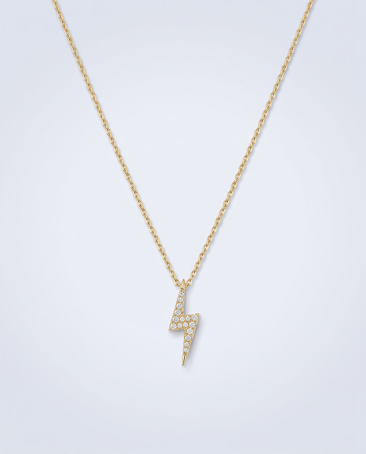 Bolt Lightning Bolt Pendant Necklace - packshot