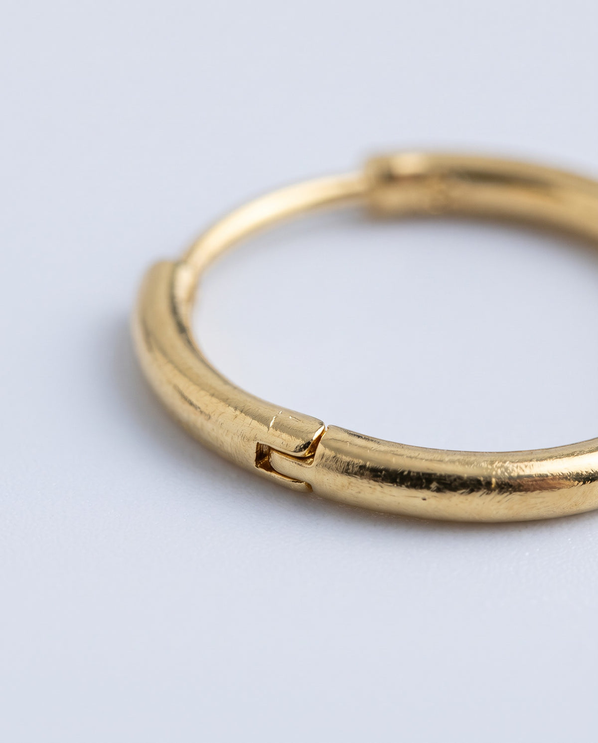 Buckle Huggie Earrings - detail