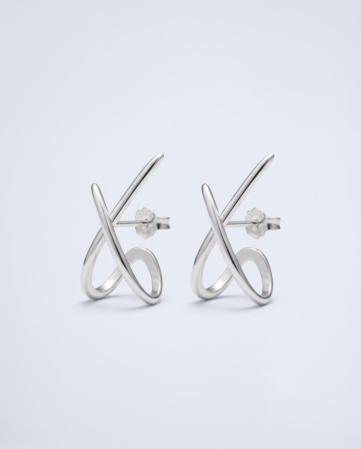 Criss X Stud Earrings - packshot