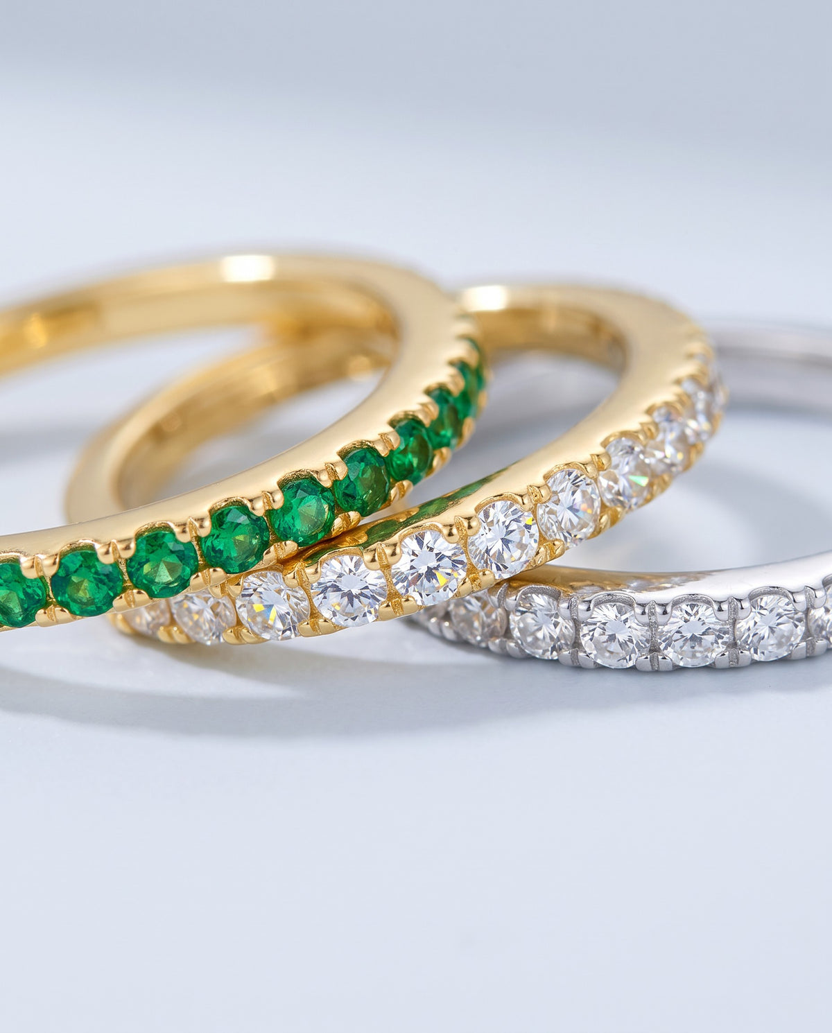 Pledge Half Eternity Promise Ring - detail