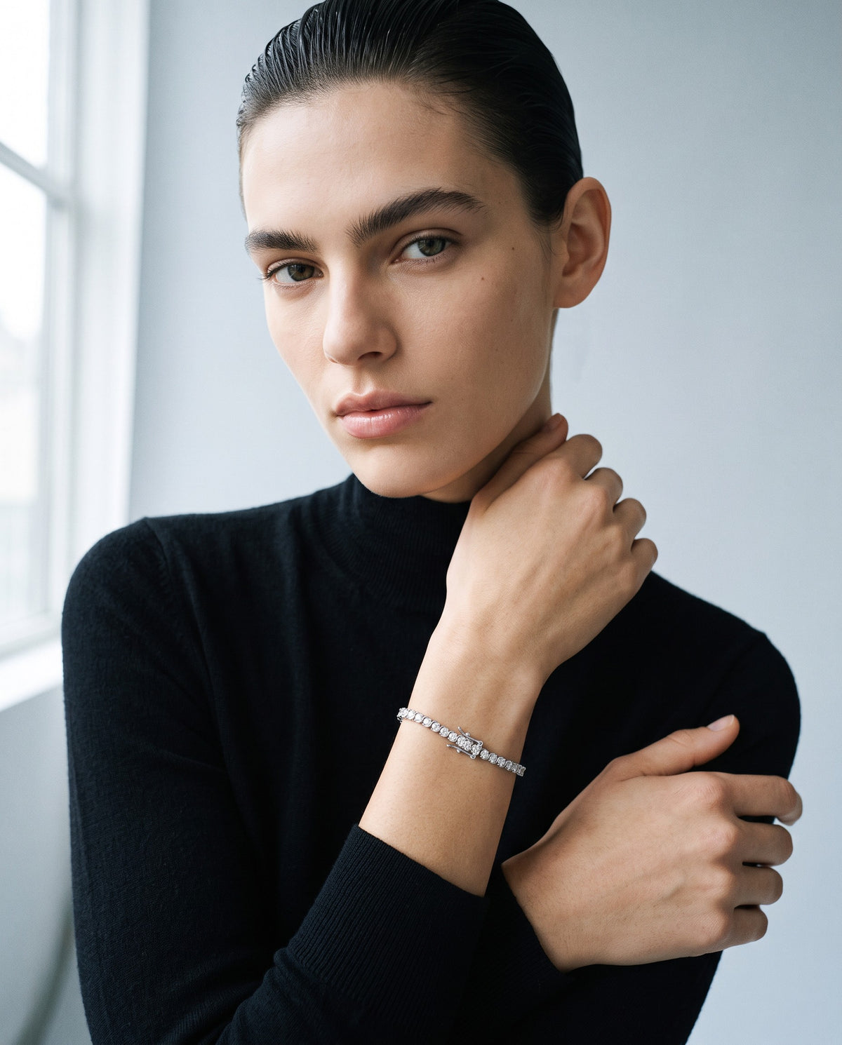 Riviere Tennis Bracelet - campaign