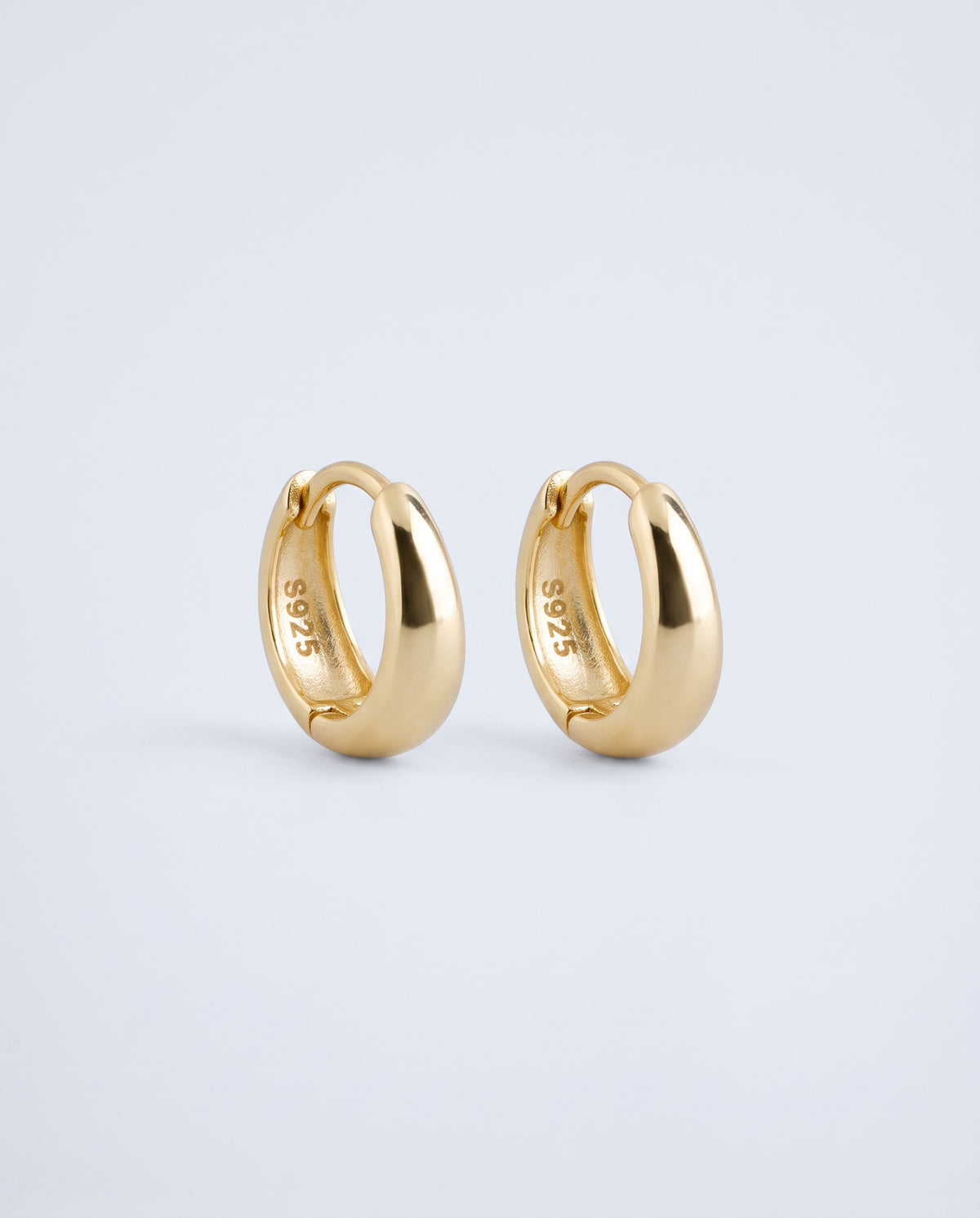 Sculpt Wide Hoop Earrings - packshot