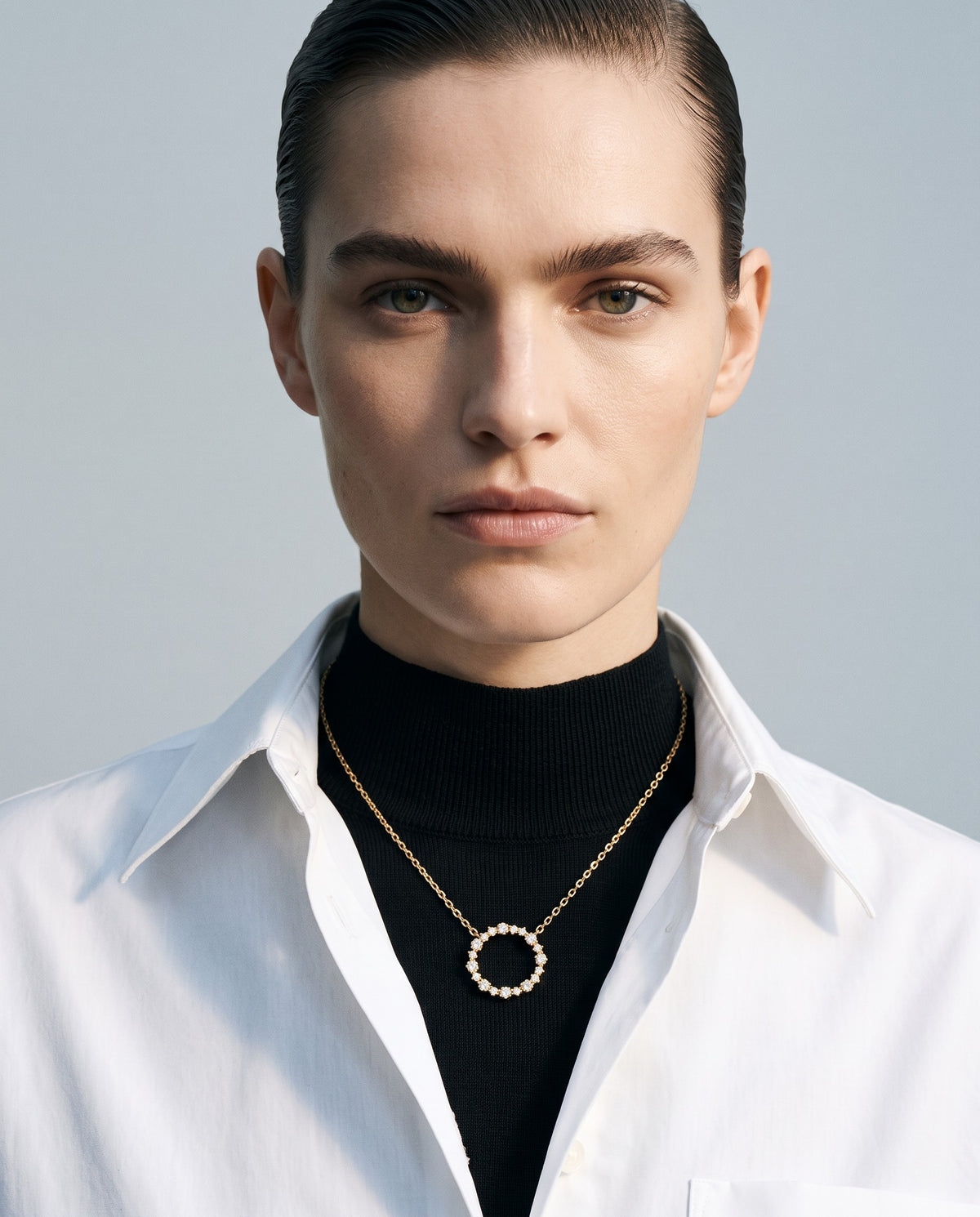 Stella Pavé Star Pendant Necklace - campaign