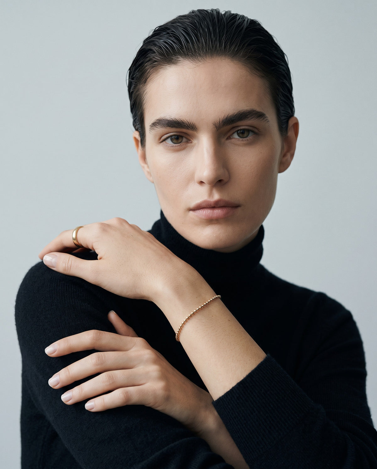 Strand Beaded Chain Bracelet - campaign