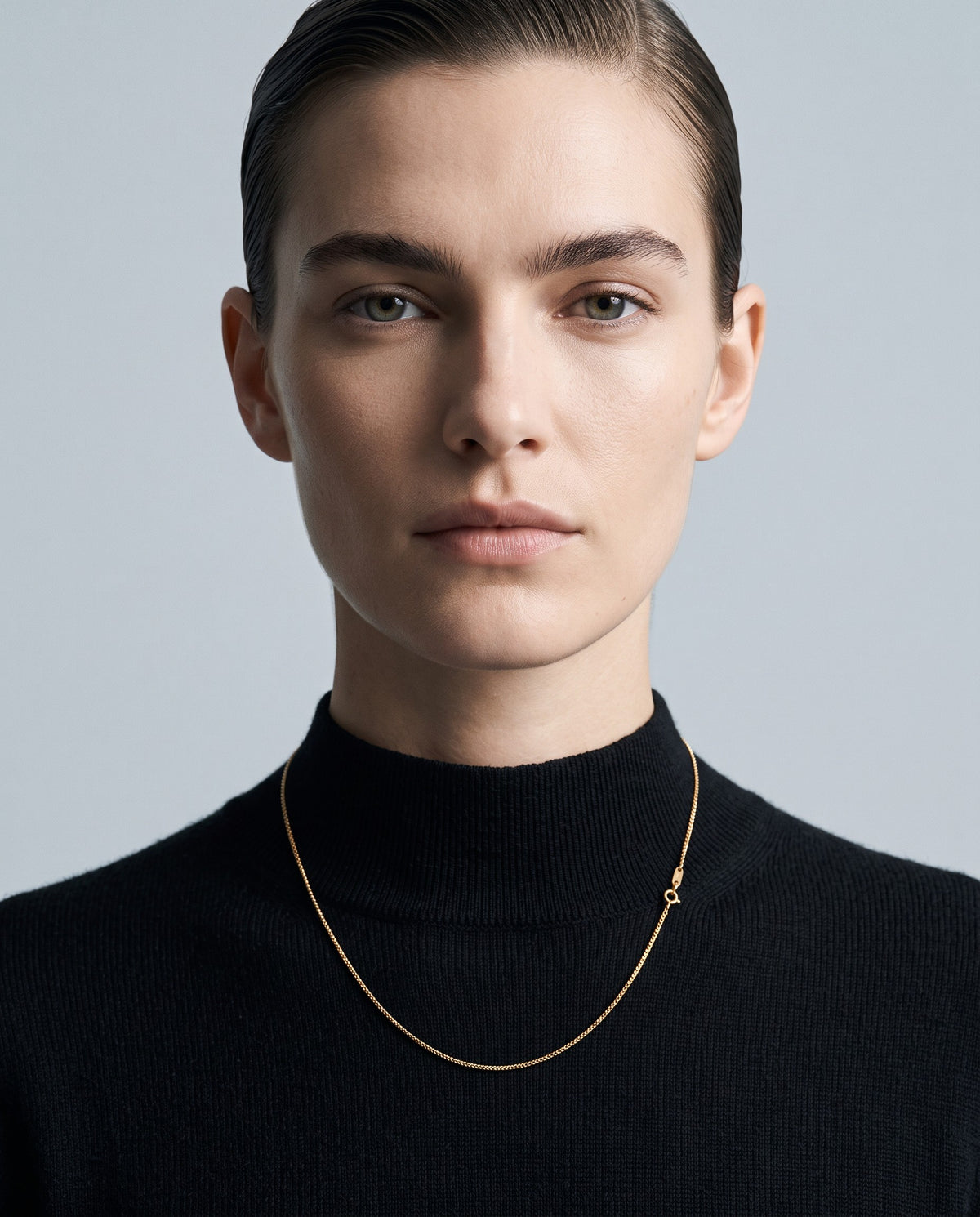 Thread Fine Chain Necklace - campaign