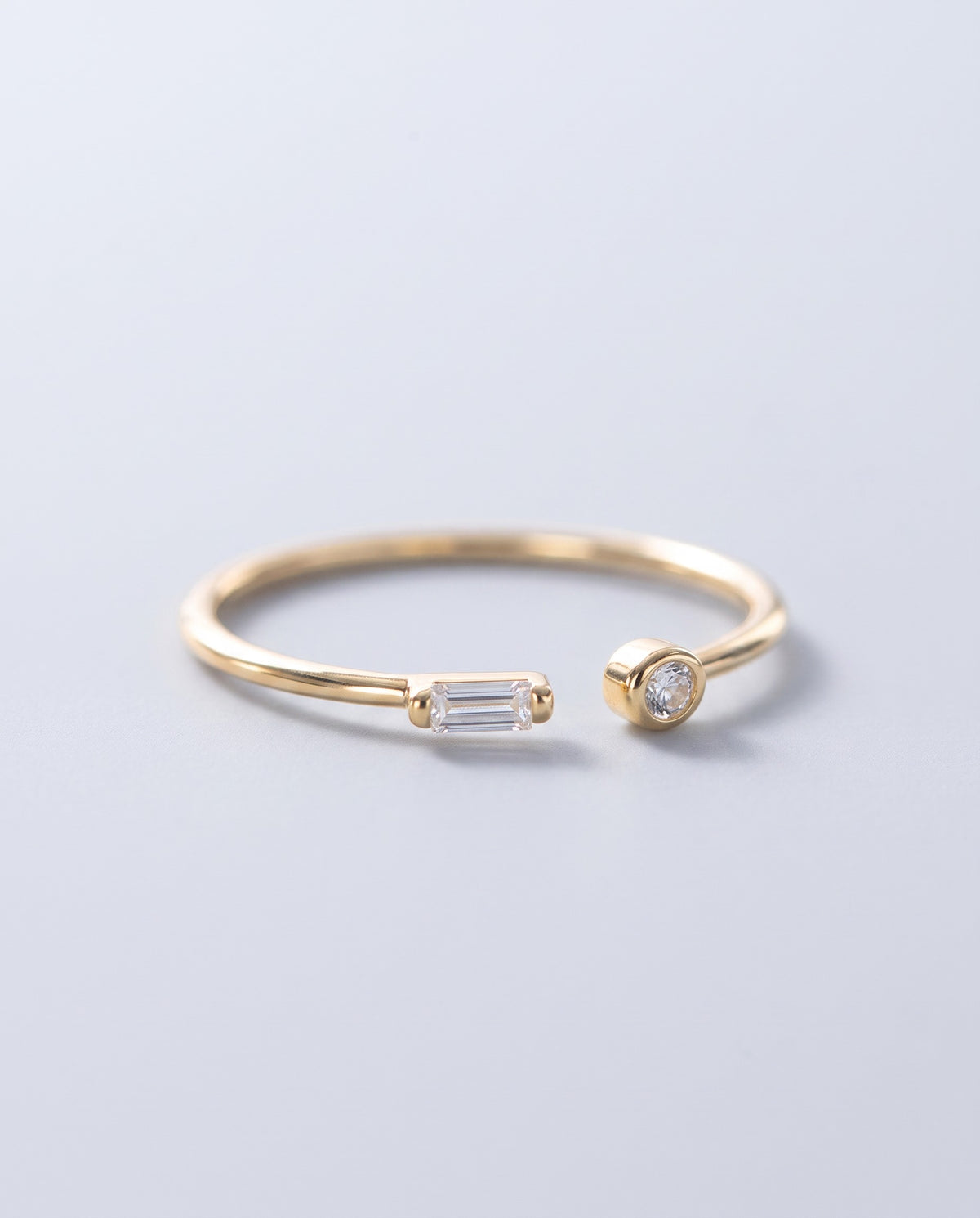 Whisper Thin Pavé Ring - angle