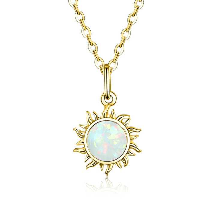  opal sun necklace