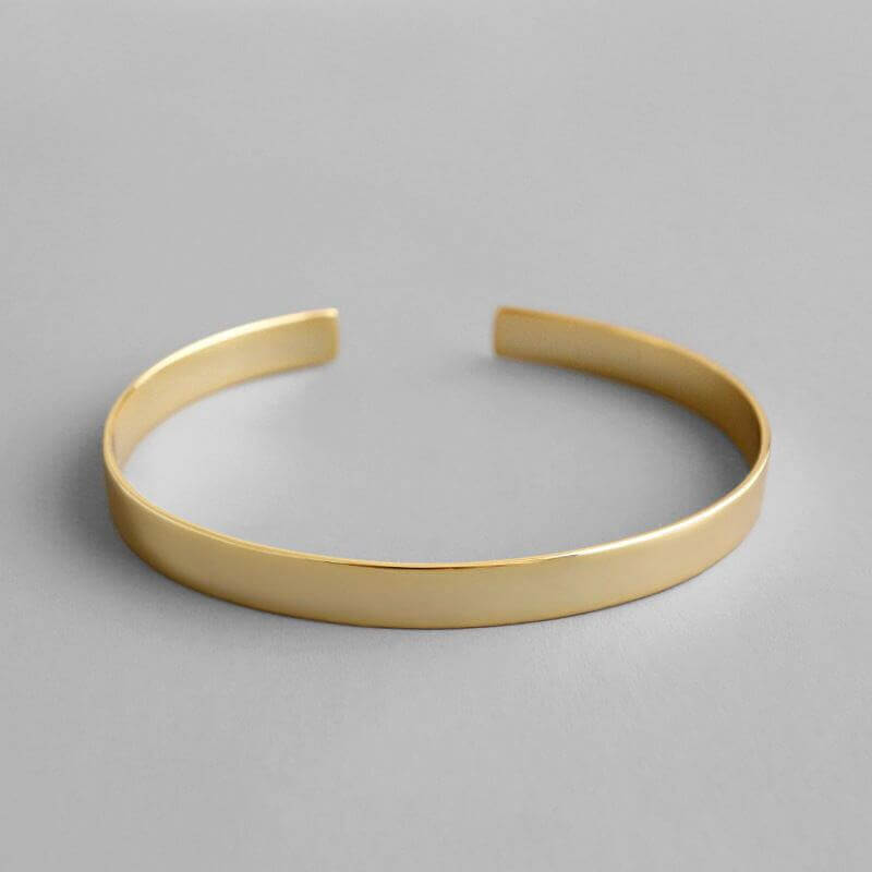 Open Gold Cuff Bracelet