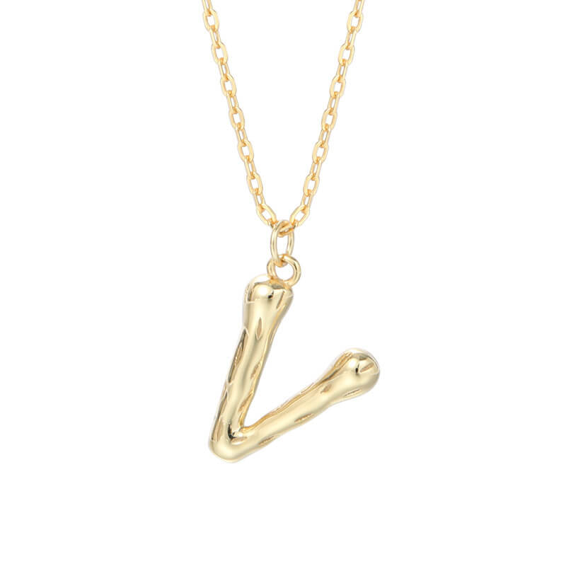 V Initial Alphabet Necklace