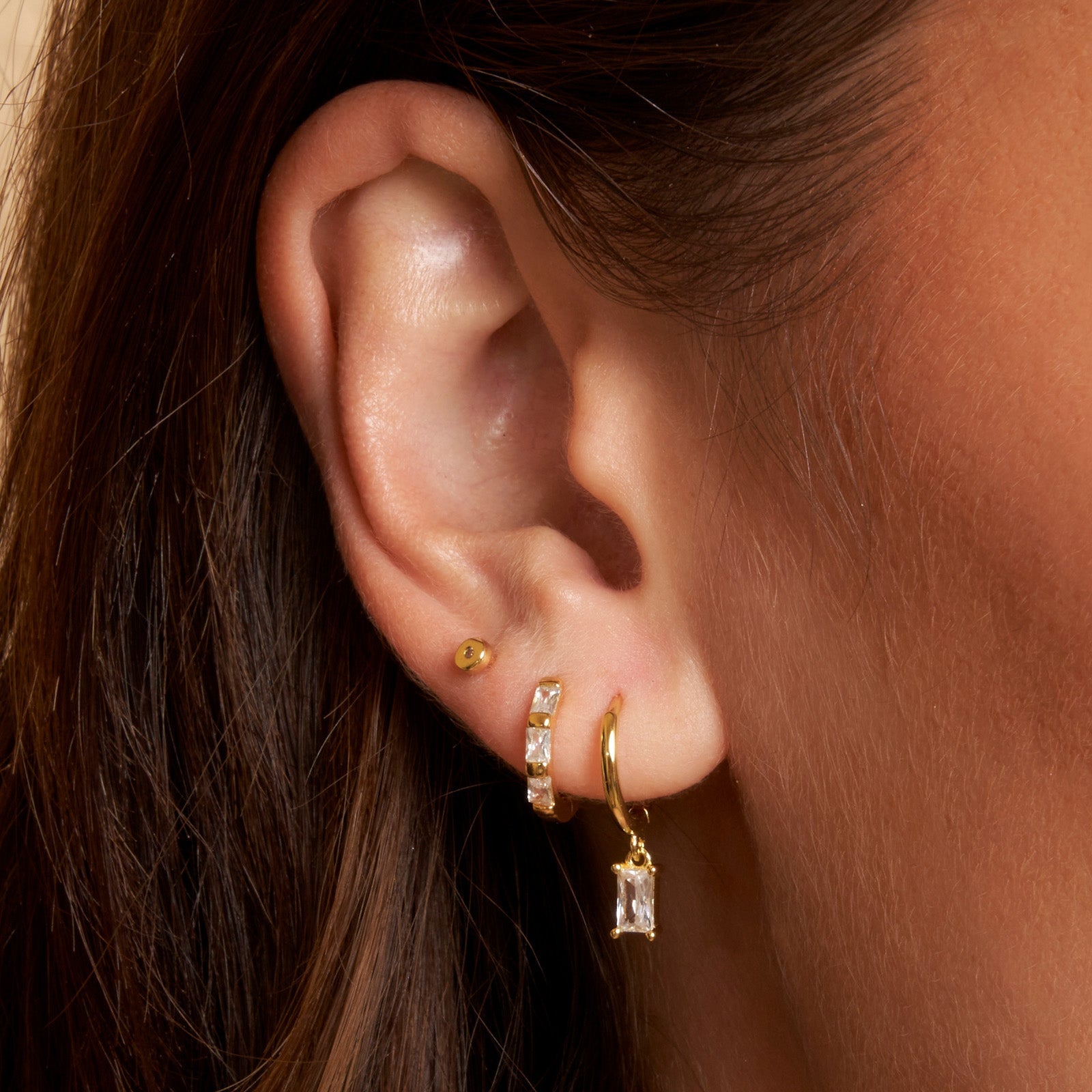 Gold Charm Earrings