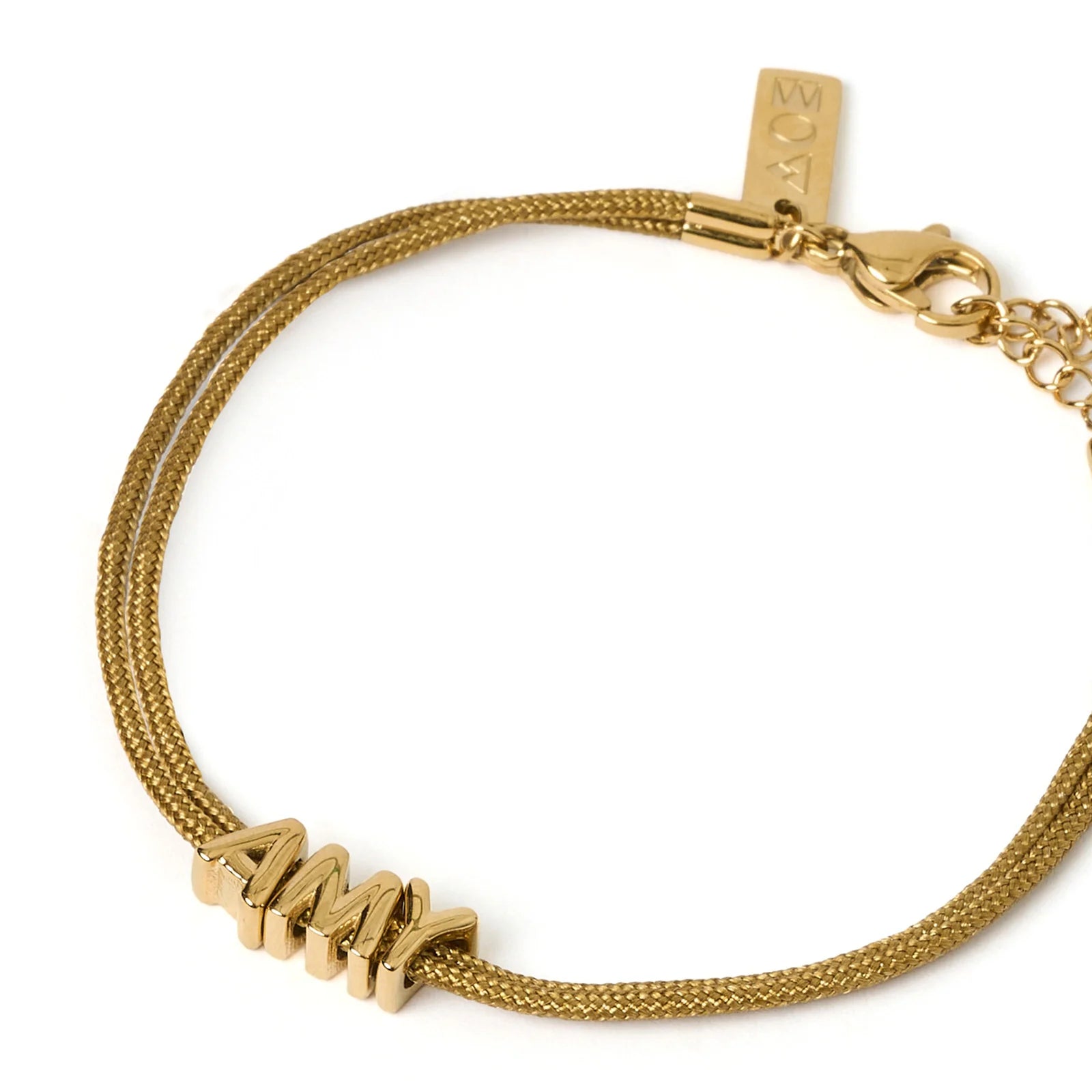 Alphabet String Bracelet Coffee 4