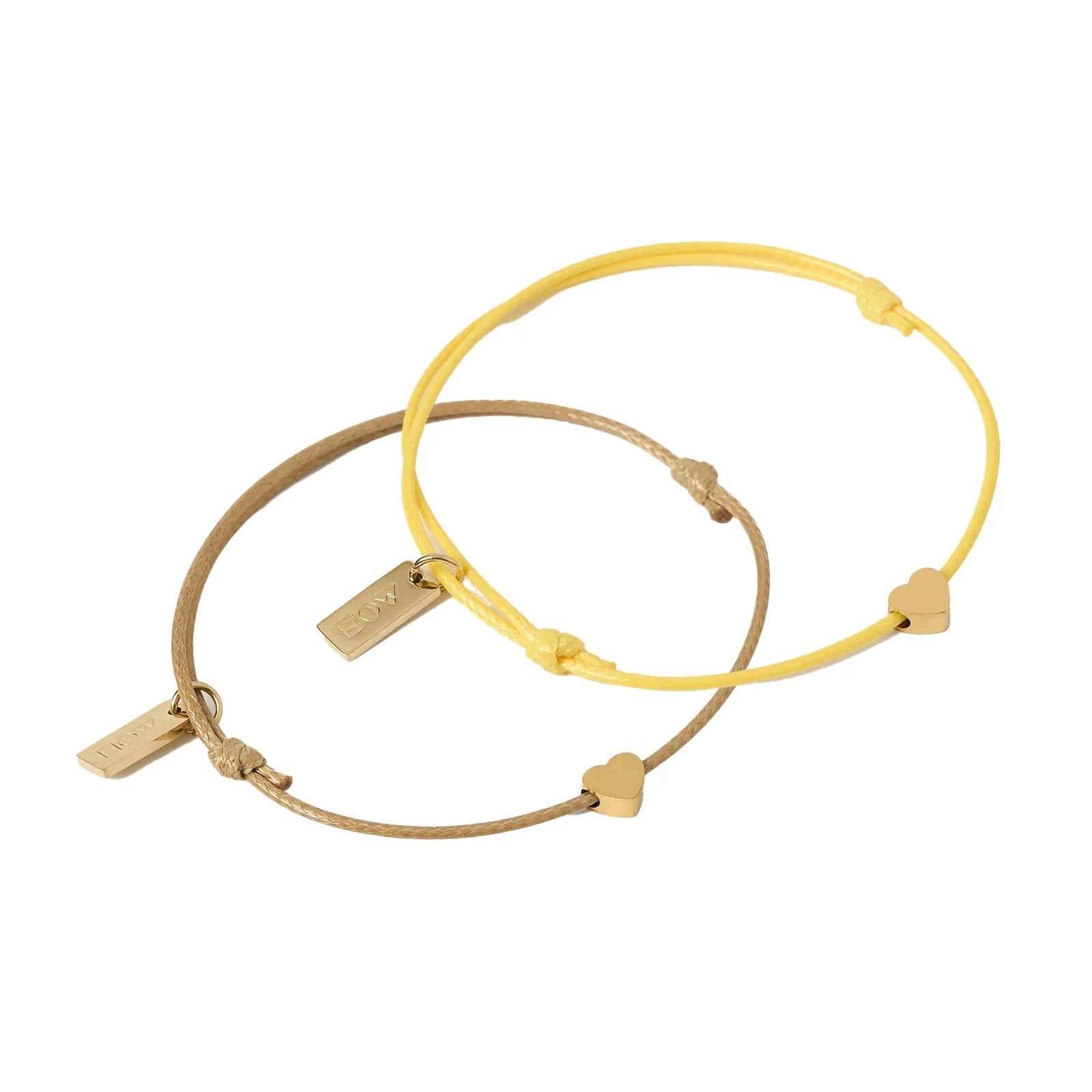 Angel Heart Friendship Bracelet Pair 21