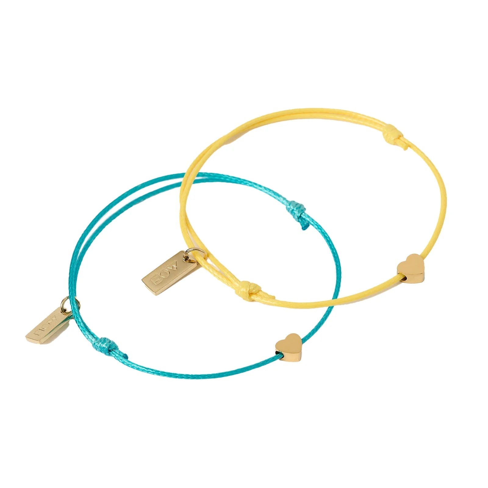 Angel Heart Friendship Bracelet Pair 23