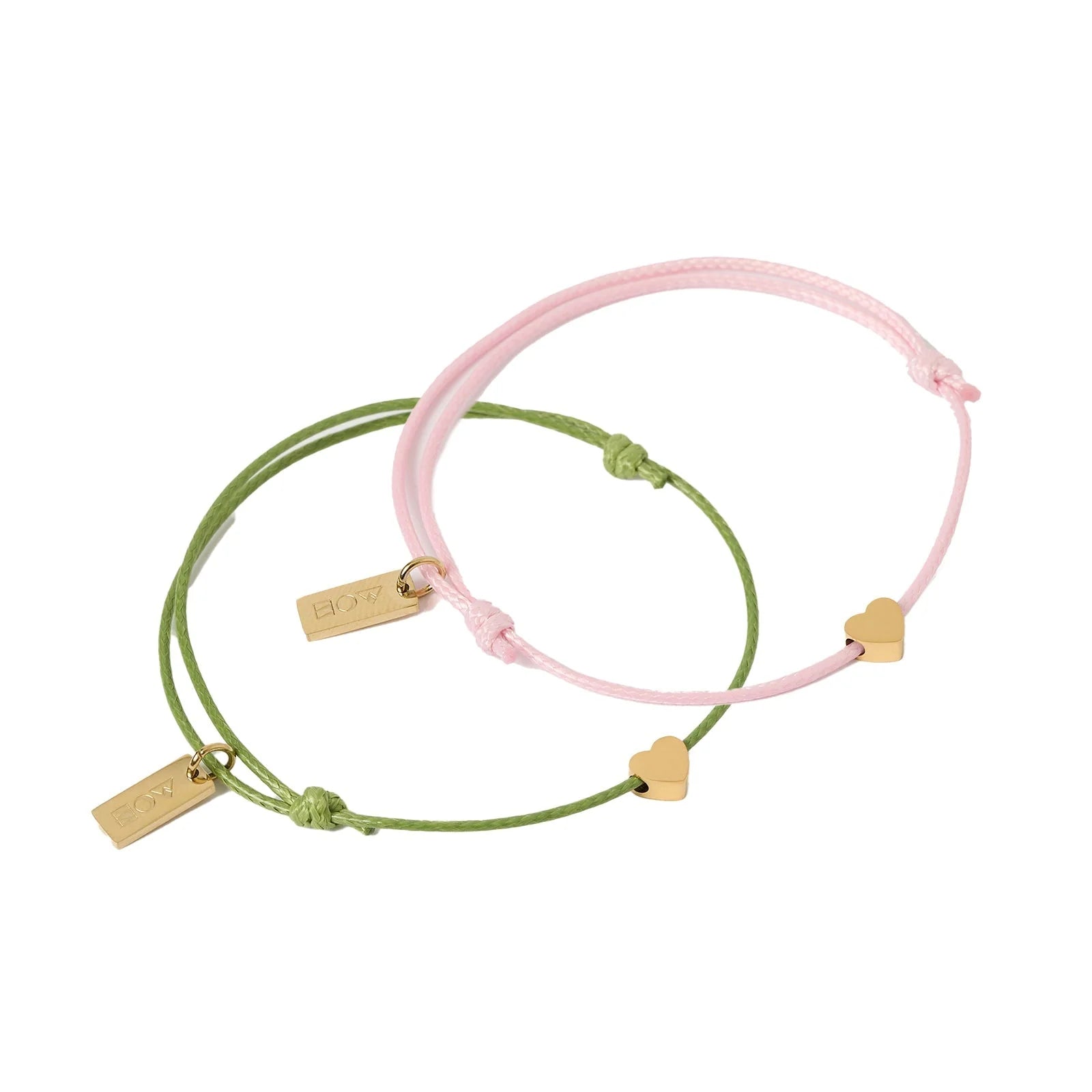 Angel Heart Friendship Bracelet Pair 11