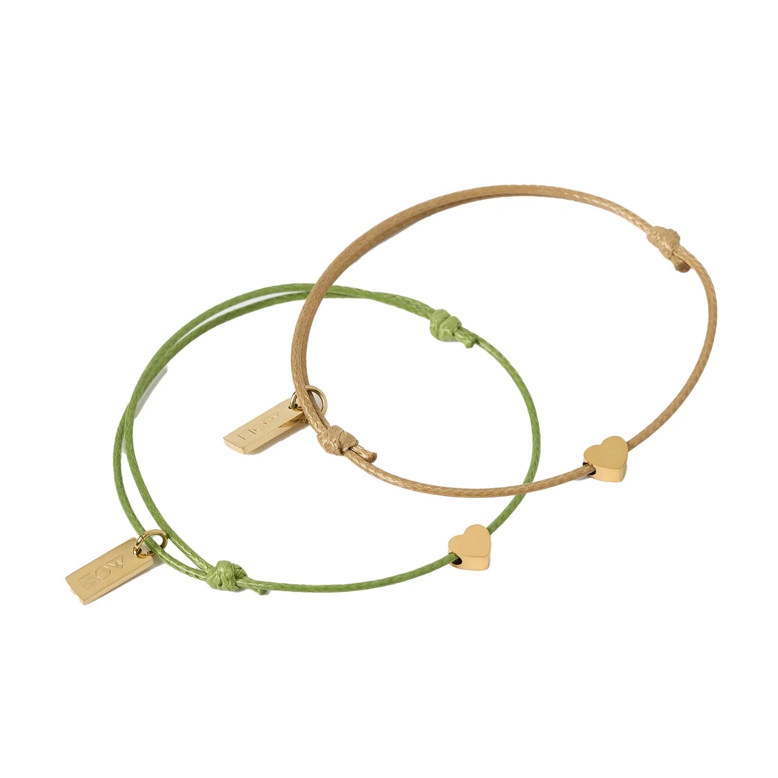 Angel Heart Friendship Bracelet Pair 12