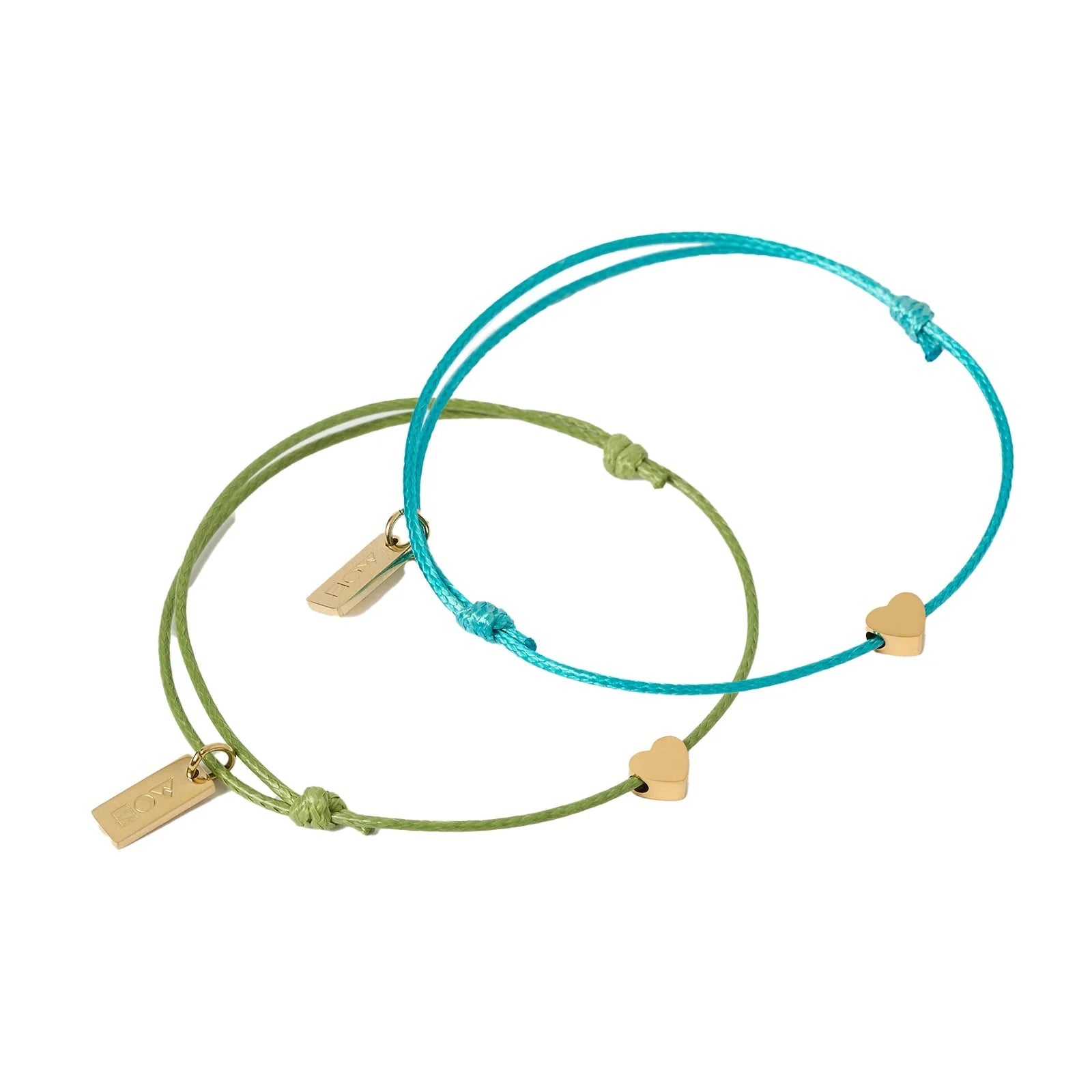 Angel Heart Friendship Bracelet Pair 13