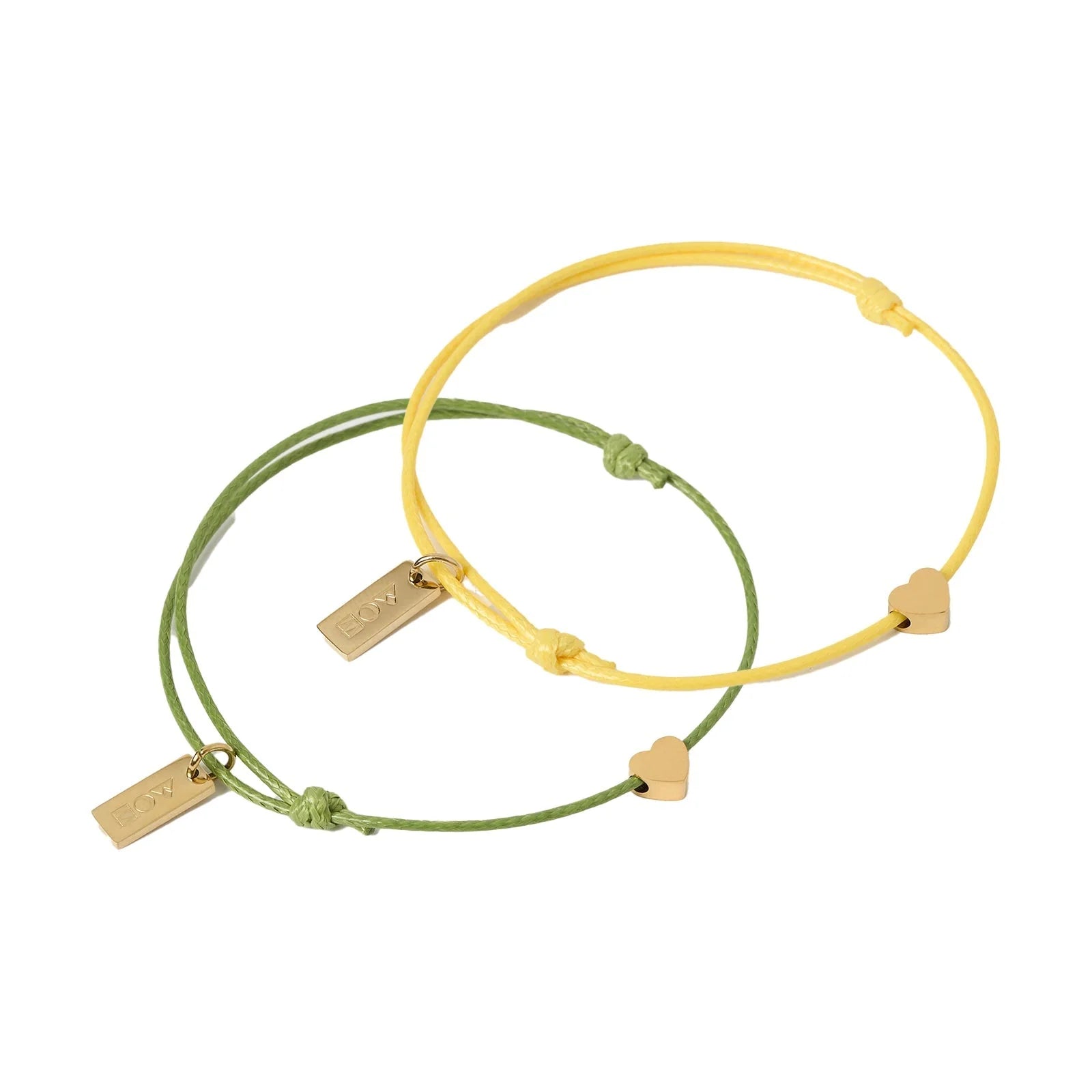 Angel Heart Friendship Bracelet Pair 14
