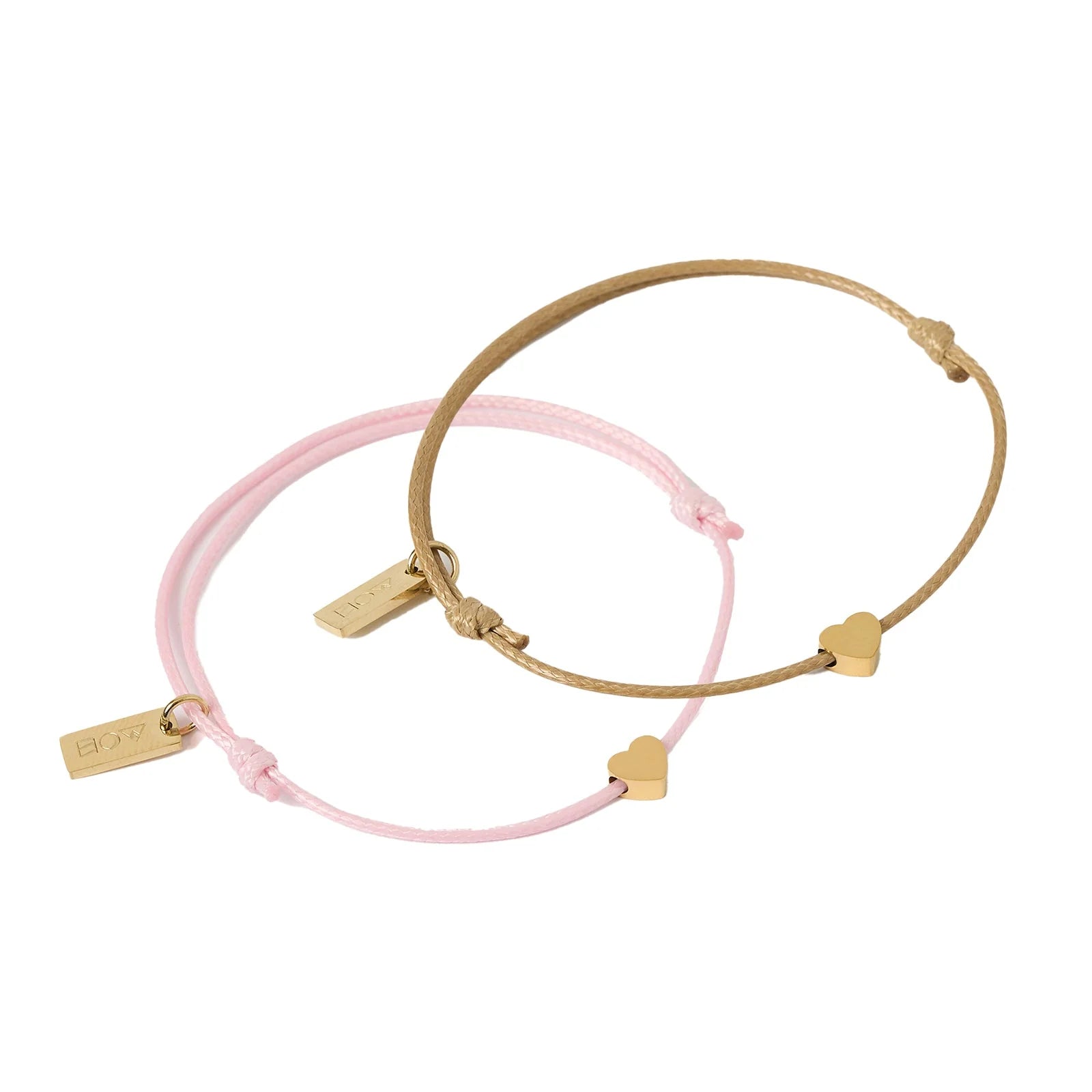 Angel Heart Friendship Bracelet Pair 16