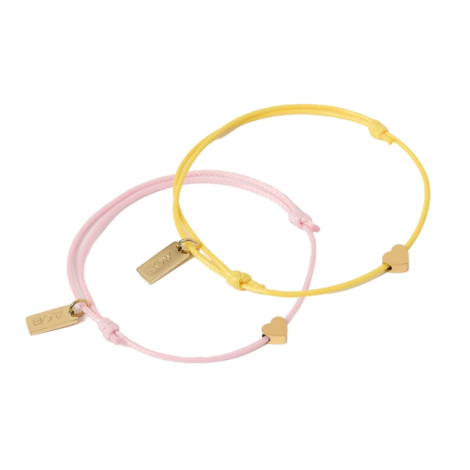 Angel Heart Friendship Bracelet Pair 18