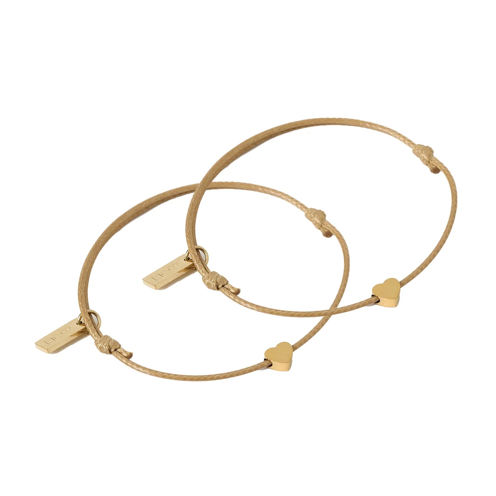 Angel Heart Friendship Bracelet Pair 19