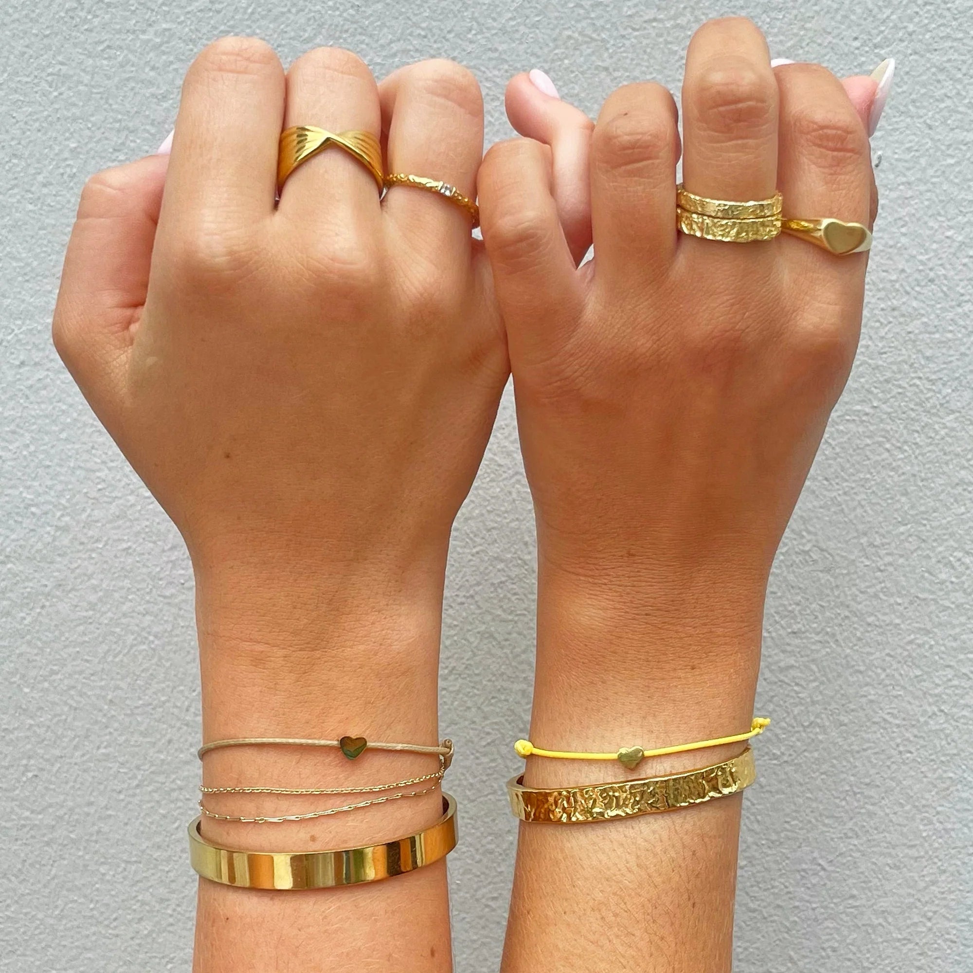 Angel Heart Friendship Bracelet Pair 2