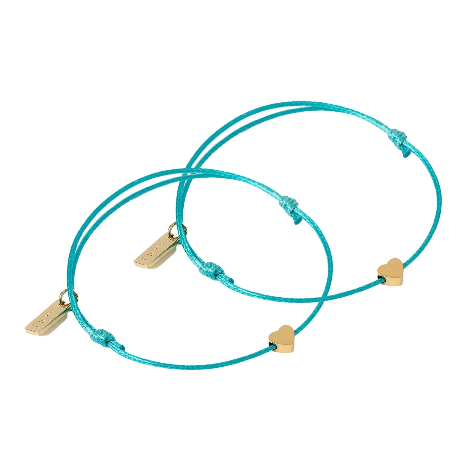 Angel Heart Friendship Bracelet Pair 22