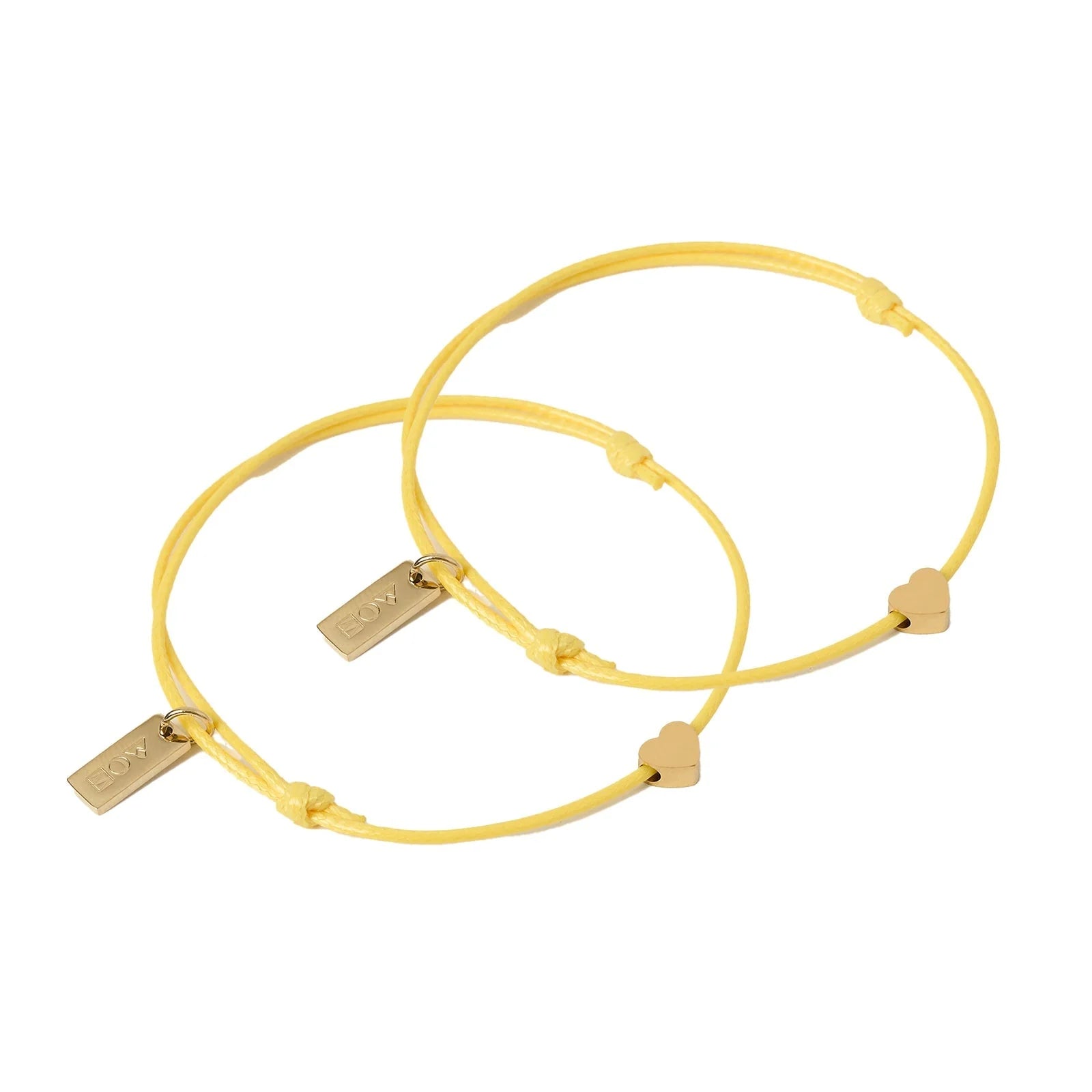 Angel Heart Friendship Bracelet Pair 24