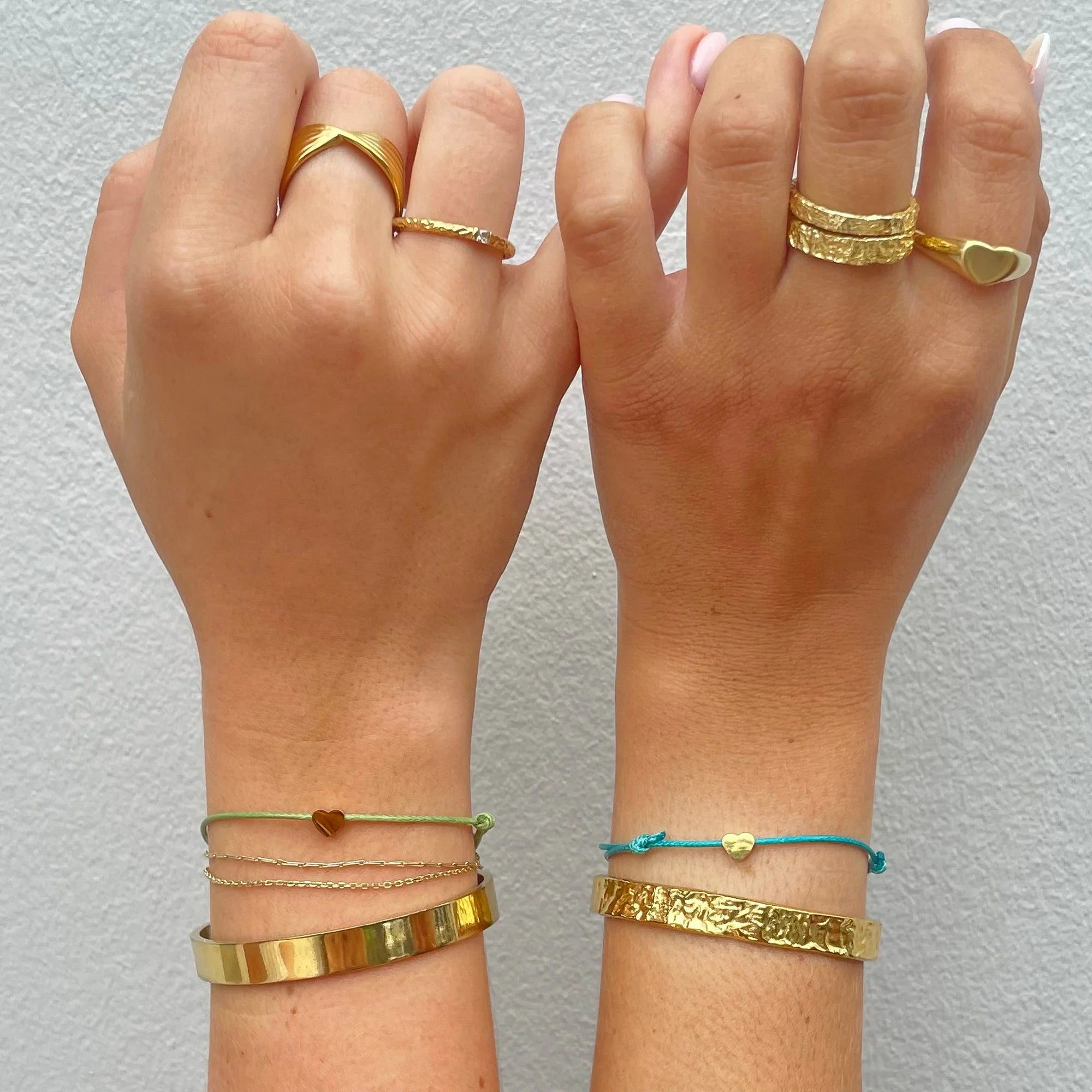 Angel Heart Friendship Bracelet Pair 3