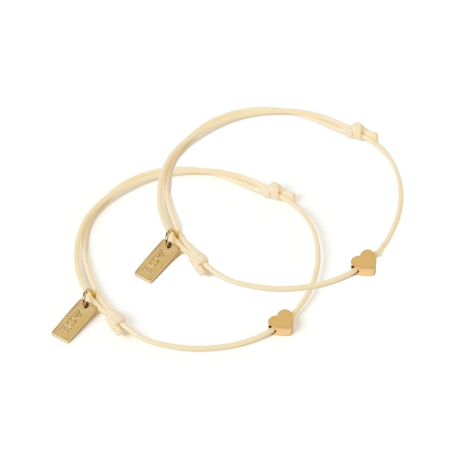 Angel Heart Friendship Bracelet Pair 5
