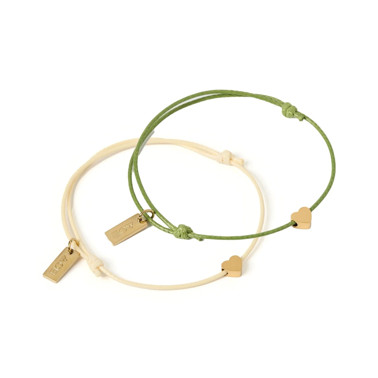 Angel Heart Friendship Bracelet Pair 6