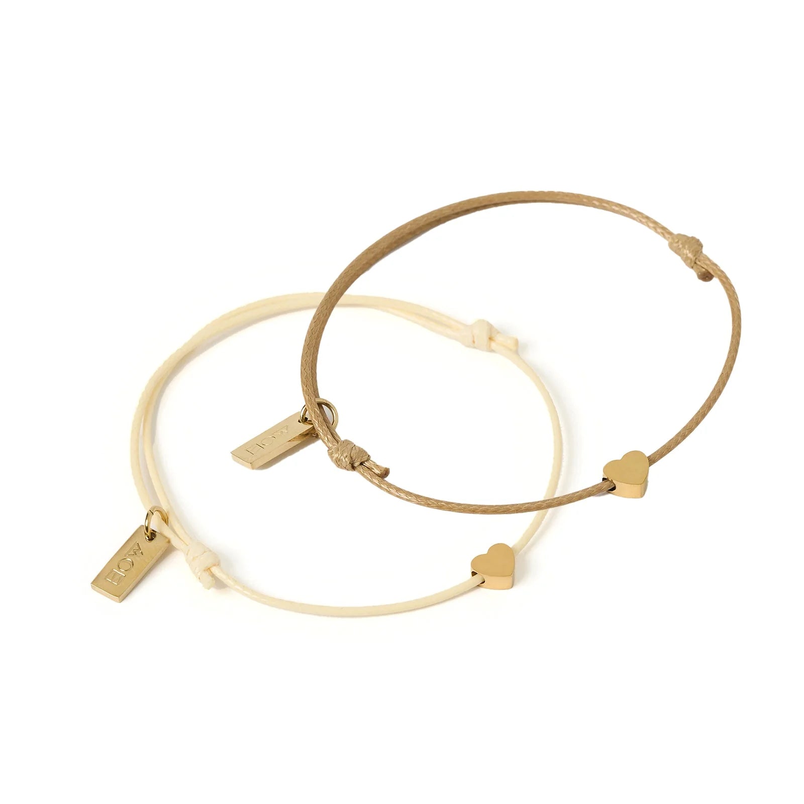 Angel Heart Friendship Bracelet Pair 7