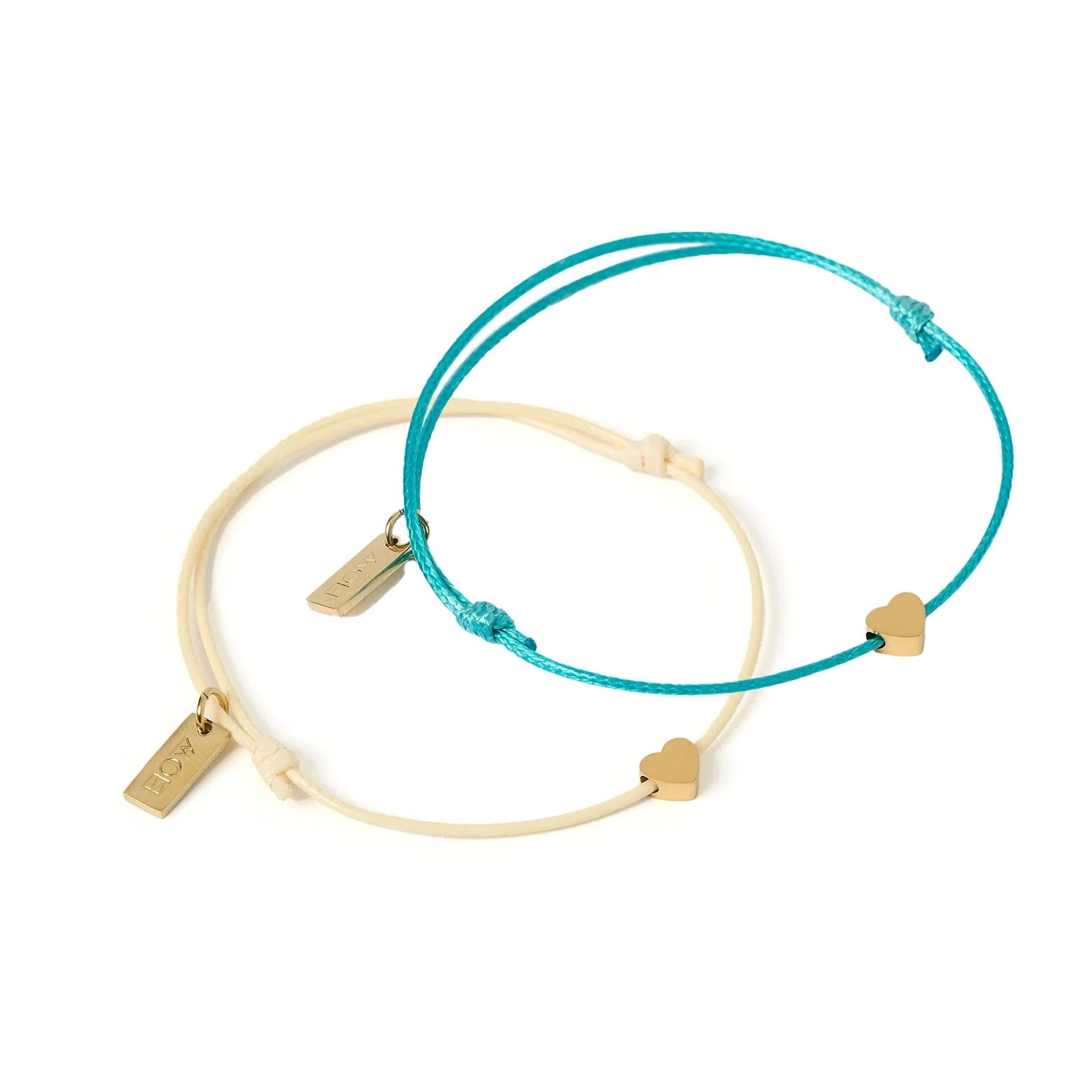 Angel Heart Friendship Bracelet Pair 8
