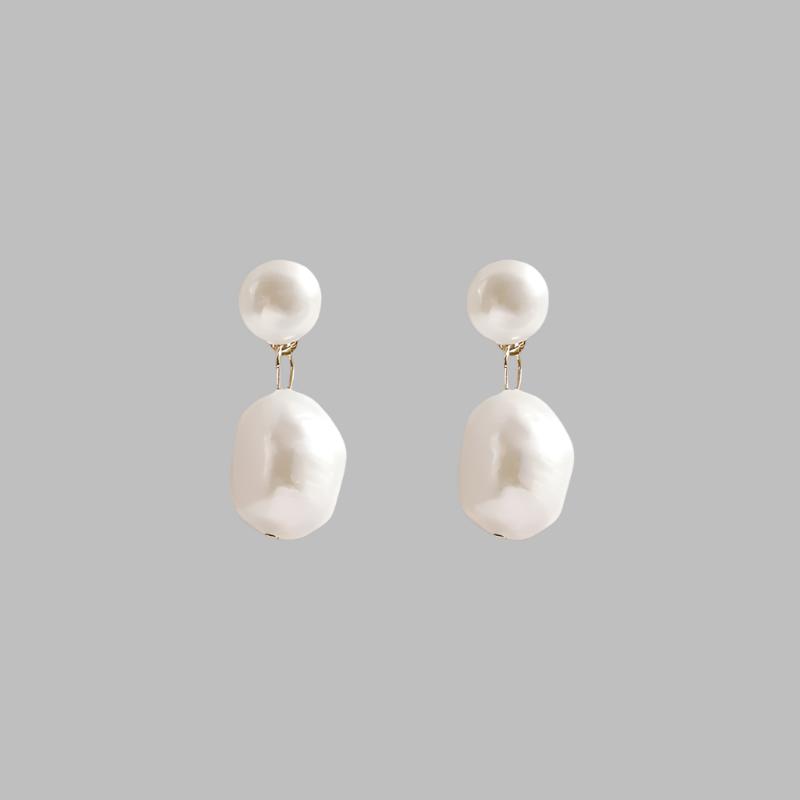 Bold Pearl Drop Earrings for women